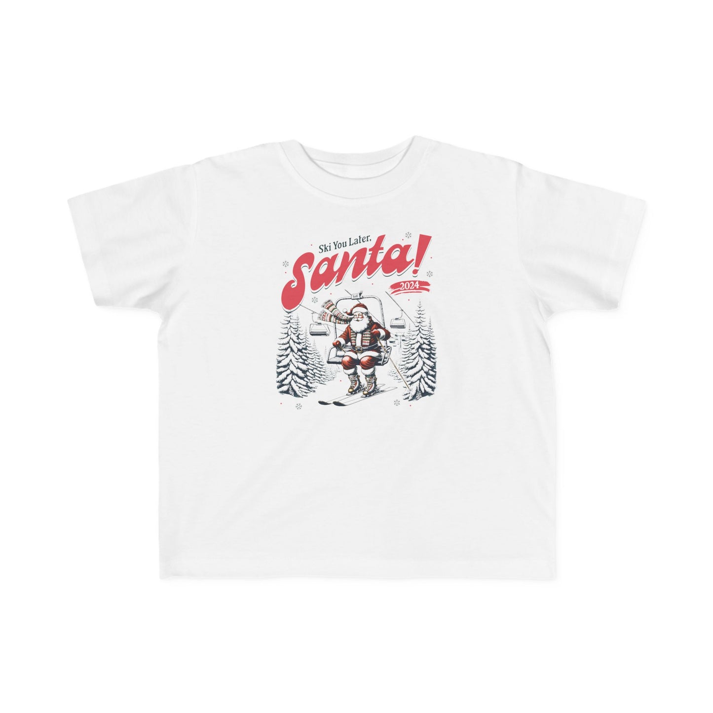 Toddler's Santa Ski T-Shirt