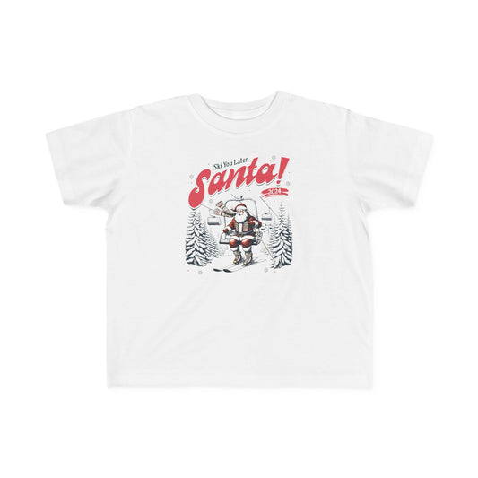 Toddler's Santa Ski T-Shirt